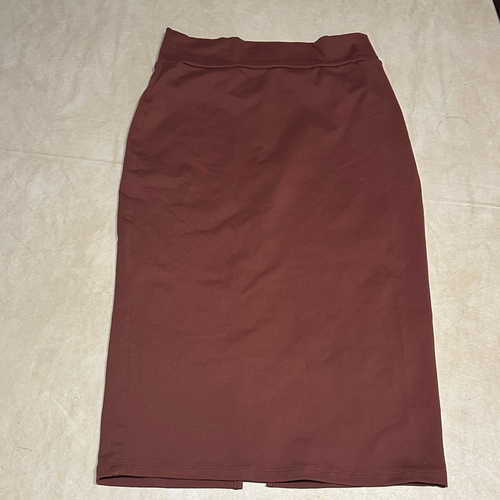 Forever 21 Brown Pencil Skirt